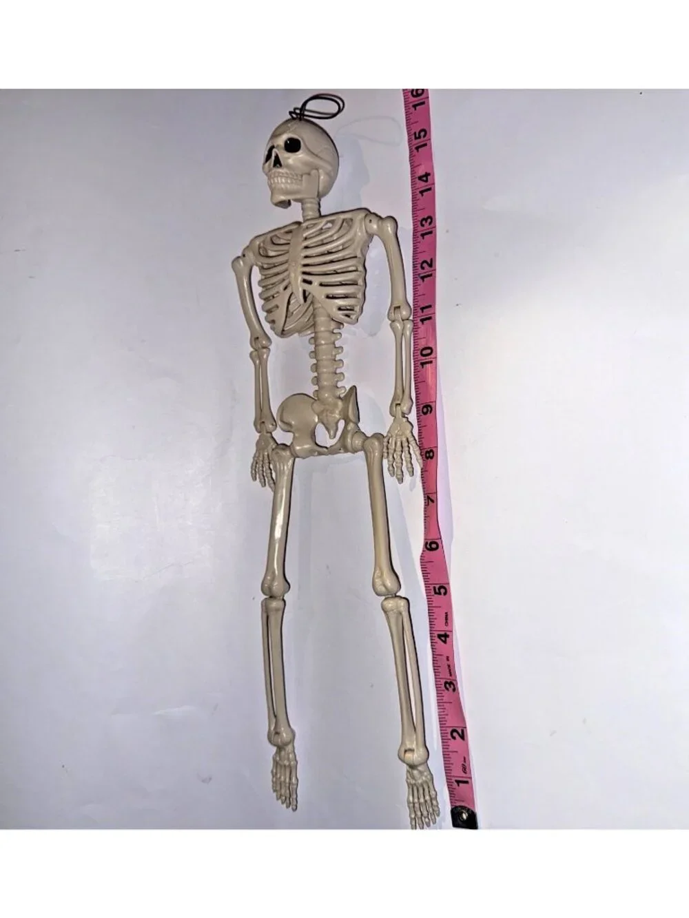 Lot of 2 Halloween Decor Hanging Skeleton & Ghosts Boo Mini LED String Lights